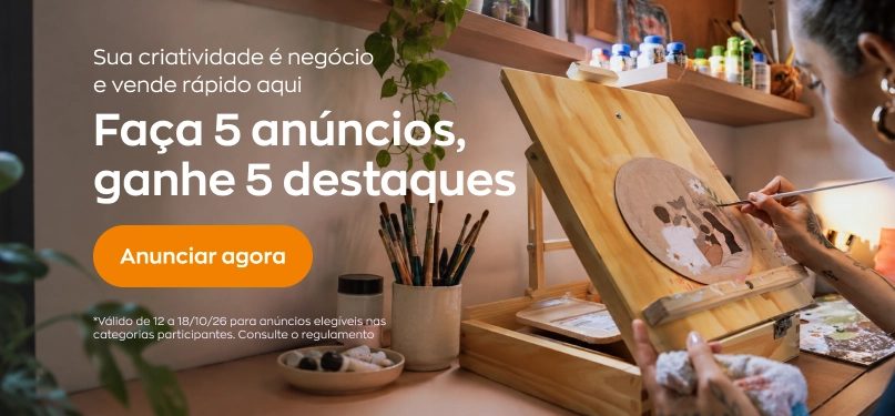 5 anúncios 5 destaques