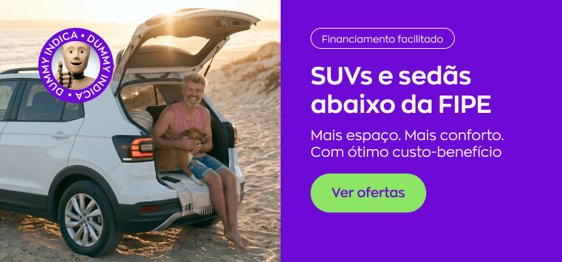 SUVs e sedãs abaixo da fipe