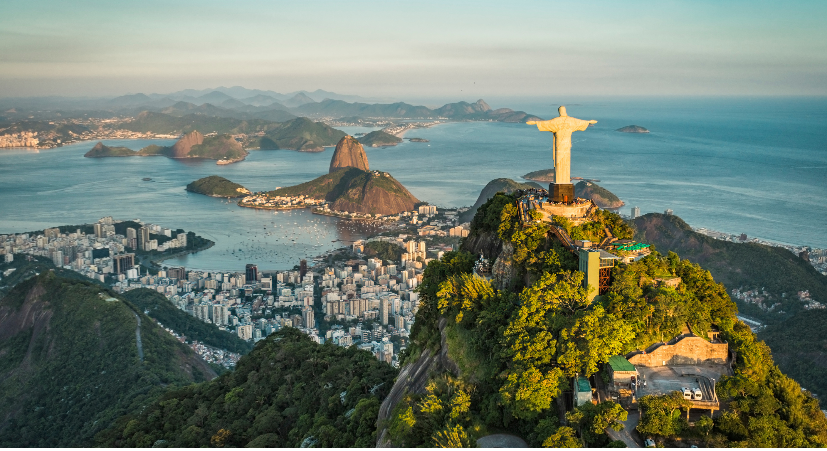 Rio de Janeiro. Vista aérea da cidade do Rio de Janeiro.