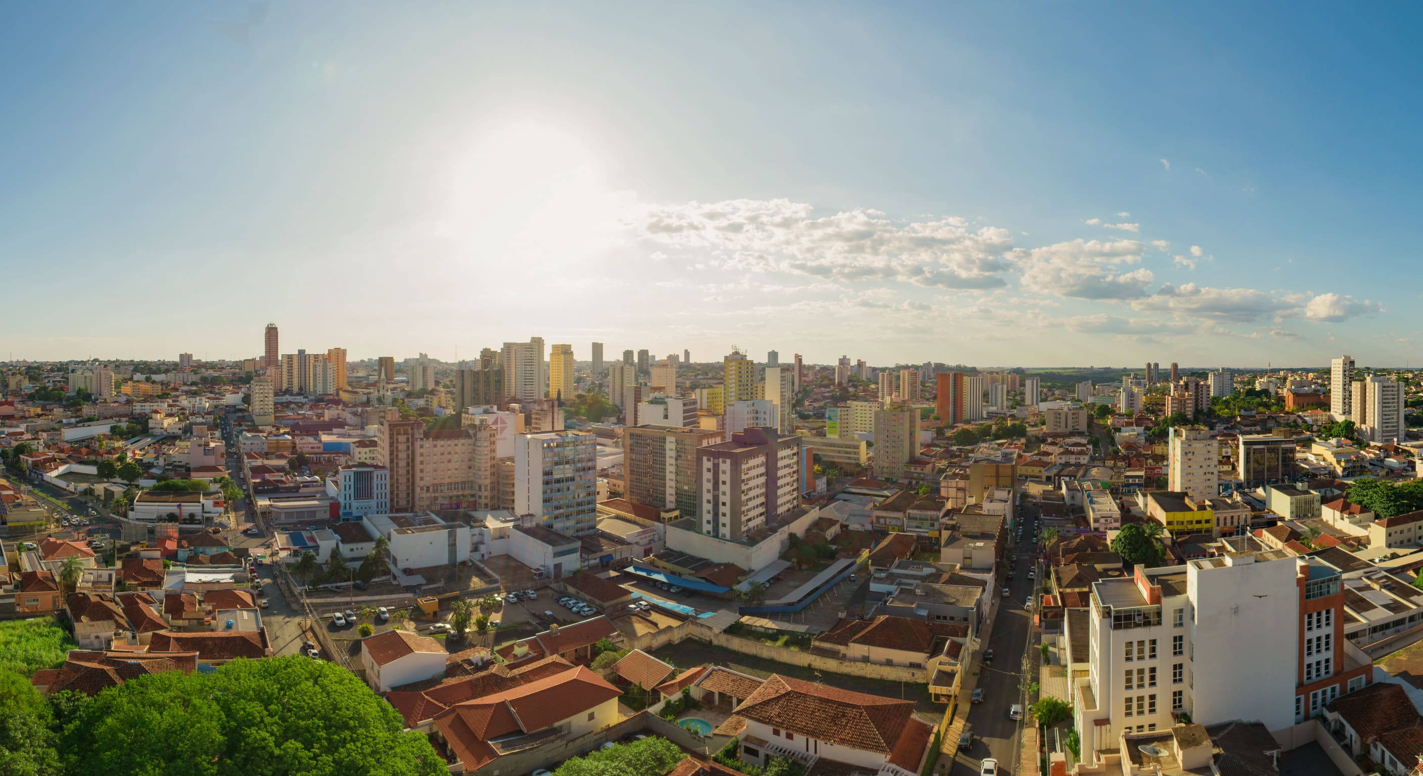 Imagem aérea de Uberaba